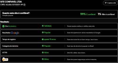 Site verificado e verdadeiro:78955com